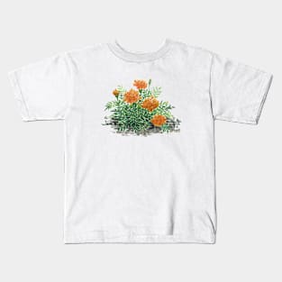 November 7th birthday flower. Kids T-Shirt